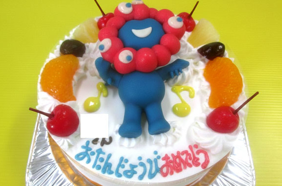 ミャクミャク立体ケーキ