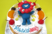 ミャクミャク立体ケーキ