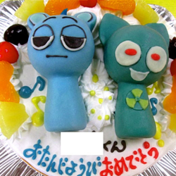 スプランキーのスカイとトックス立体ケーキ