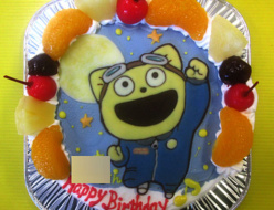 こてつくんイラストケーキ