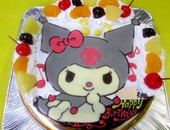 クロミちゃんイラストケーキ