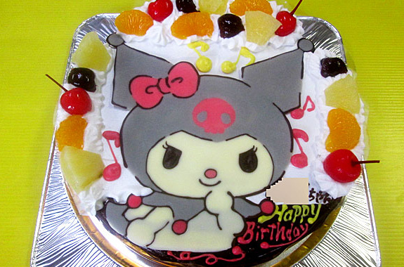 クロミちゃんイラストケーキ