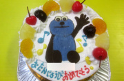 パペットスンスンイラストケーキ