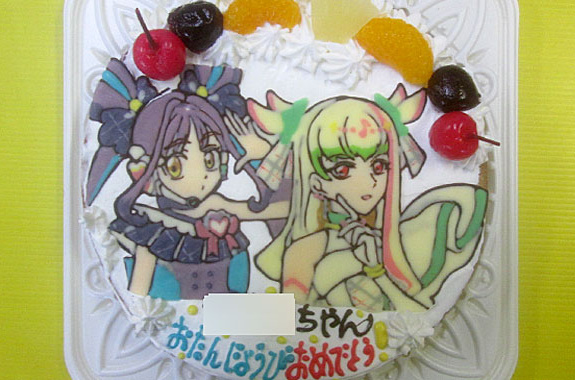 プリキュアケーキ