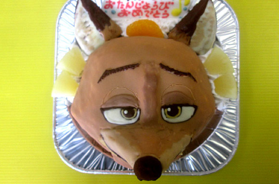 ズートピアのニックケーキ