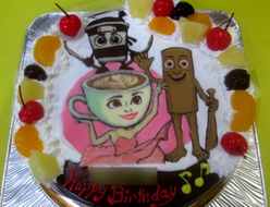 イタリアンブレインロッドのケーキ