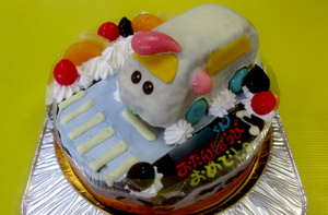 モルカー立体ケーキ
