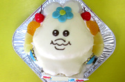 んぽちゃむ顔立体ケーキ