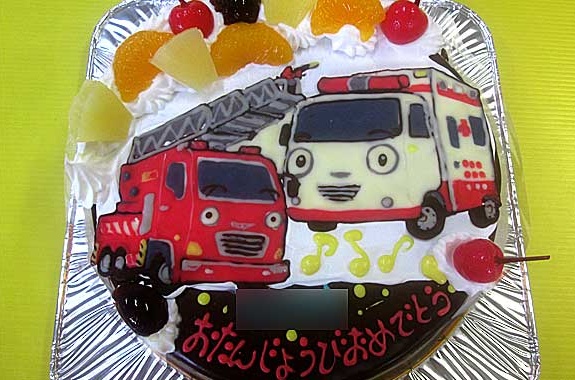 ちびっこバスタヨケーキ