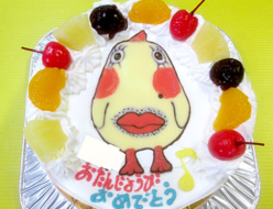 うさびっびのコマネチケーキ