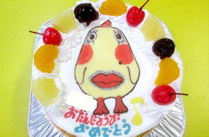 うさびっびのコマネチケーキ