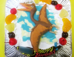 ケツァルコアトルス立体ケーキ