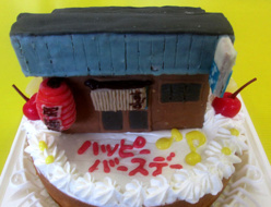 居酒屋立体ケーキ