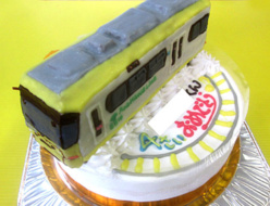 都電荒川線8800形イエロー電車ケーキ