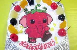 ストロベリーエレファントケーキ