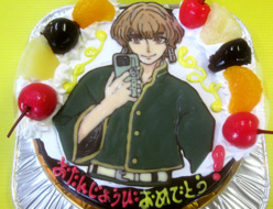 デッドアカウントイラストケーキ