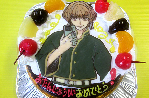 デッドアカウントイラストケーキ