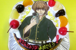 デッドアカウントイラストケーキ