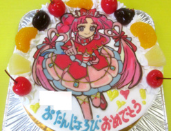 プリキュアケーキ