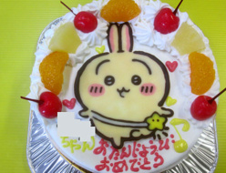 ちいかわうさぎケーキ