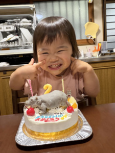 かば立体ケーキ