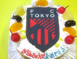 FC東京ロゴケーキ