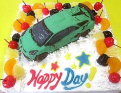 ランボルギーニ立体ケーキ