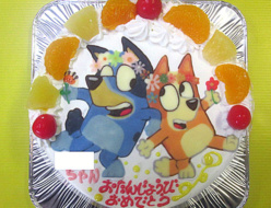 ブルーイのブルーイとビンゴケーキ