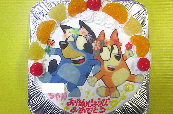 ブルーイのブルーイとビンゴケーキ