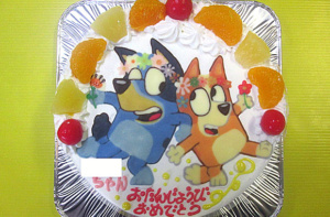 ブルーイのブルーイとビンゴケーキ