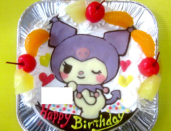 クロミちゃんイラストケーキ