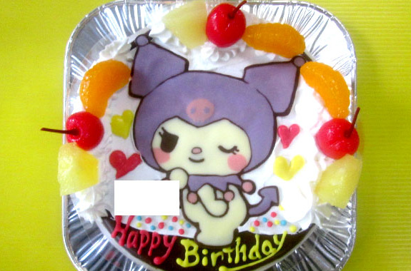 クロミちゃんイラストケーキ