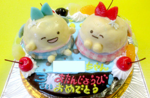 すみっこぐらし立体ケーキ