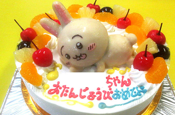ちいかわうさぎ立体ケーキ