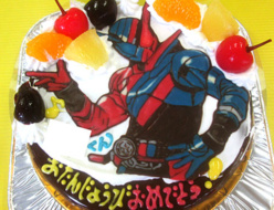 仮面ライダービルドケーキ