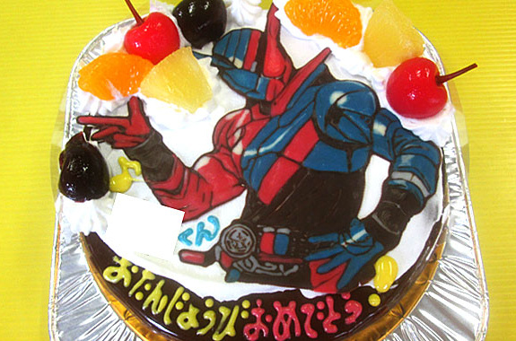 仮面ライダービルドケーキ