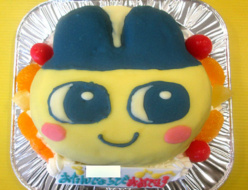 まめっち顔ケーキ