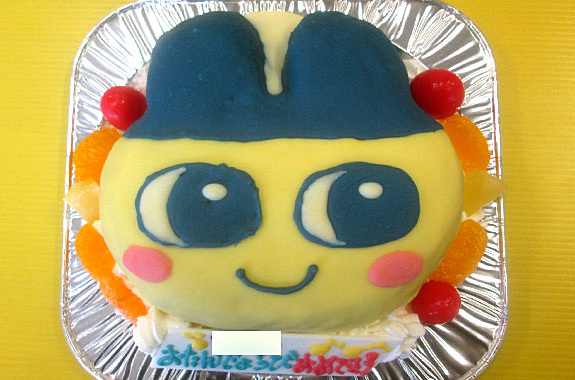 まめっち顔ケーキ