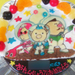 ピクミンイラストケーキ