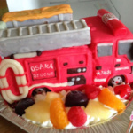 消防車ケーキ