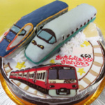 新幹線つばさ・京浜急行ケーキ