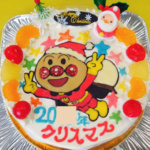 アンパンマンのクリスマスケーキ