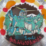 ユニコーンガンダムケーキ